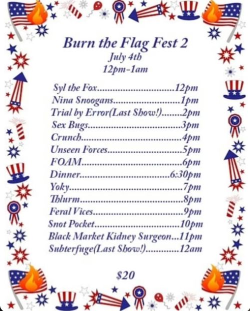 BURN THE FLAG FEST 2 