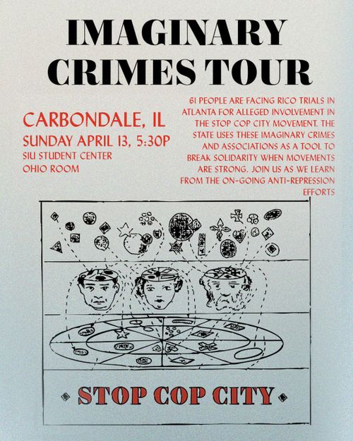 Stop Cop City: Imaginary Crimes Tour