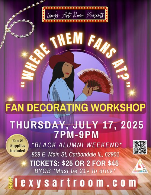 “Where Them Fans At” Fan Decorating Workshop