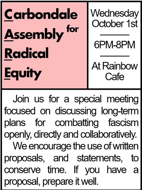 Carbondale Assembly: Special Meeting