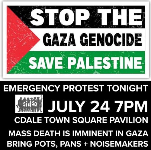 MASS DEATH IMMINENT EMERGENCY PROTEST 